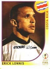Sticker Erick Lonnis - FIFA World Cup Korea/Japan 2002 n. 225 - Panini