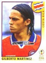 Sticker Gilberto Martinez - FIFA World Cup Korea/Japan 2002 - Panini