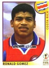 Cromo Ronald Gomez - FIFA World Cup Korea/Japan 2002 - Panini