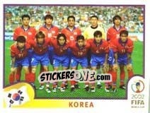 Cromo Team Photo - FIFA World Cup Korea/Japan 2002 - Panini