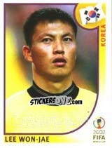 Sticker Lee Woon-Jae - FIFA World Cup Korea/Japan 2002 n. 243 - Panini