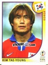 Sticker Kim Tae-Young - FIFA World Cup Korea/Japan 2002 n. 244 - Panini