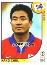 Sticker Kang Chul - FIFA World Cup Korea/Japan 2002 - Panini