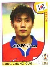 Sticker Song Chong-Gug - FIFA World Cup Korea/Japan 2002 - Panini