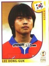 Sticker Lee Dong-Guk - FIFA World Cup Korea/Japan 2002 n. 254 - Panini