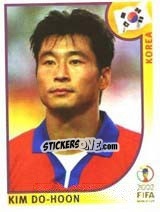Sticker Kim Do-Hoon - FIFA World Cup Korea/Japan 2002 n. 255 - Panini