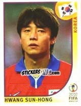 Sticker Hwang Sun-Hong - FIFA World Cup Korea/Japan 2002 - Panini