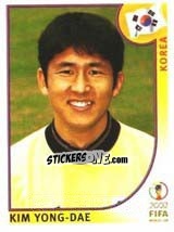 Sticker Kim Yong-Dae - FIFA World Cup Korea/Japan 2002 - Panini
