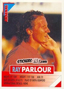 Sticker Ray Parlour - SuperPlayers 1996 n. 12 - Panini