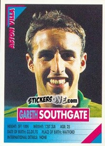 Sticker Gareth Southgate - SuperPlayers 1996 - Panini