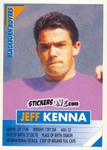 Sticker Jeff Kenna - SuperPlayers 1996 n. 36 - Panini