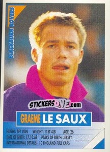 Sticker Graeme Le Saux - SuperPlayers 1996 - Panini