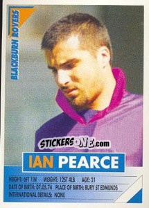 Sticker Ian Pearce - SuperPlayers 1996 n. 38 - Panini