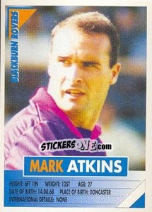 Sticker Mark Atkins - SuperPlayers 1996 - Panini