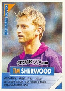 Sticker Tim Sherwood - SuperPlayers 1996 - Panini