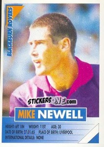 Sticker Mike Newell - SuperPlayers 1996 - Panini
