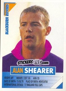 Sticker Alan Shearer - SuperPlayers 1996 n. 45 - Panini