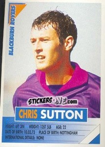 Cromo Chris Sutton - SuperPlayers 1996 - Panini