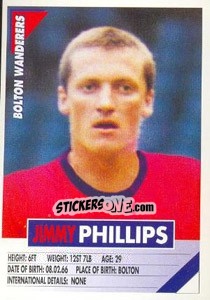 Sticker Jimmy Phillips - SuperPlayers 1996 - Panini