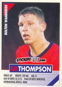 Figurina Alan Thompson - SuperPlayers 1996 - Panini