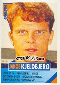 Figurina Jakob Kjeldbjerg - SuperPlayers 1996 n. 67 - Panini
