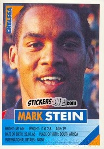 Sticker Mark Stein - SuperPlayers 1996 - Panini