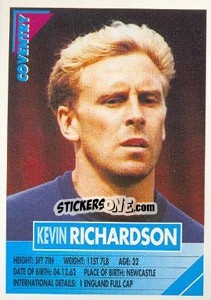 Sticker Kevin Richardson - SuperPlayers 1996 n. 86 - Panini