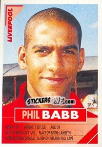 Figurina Phil Babb - SuperPlayers 1996 - Panini