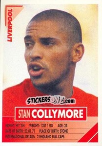 Sticker Stan Collymore - SuperPlayers 1996 n. 133 - Panini