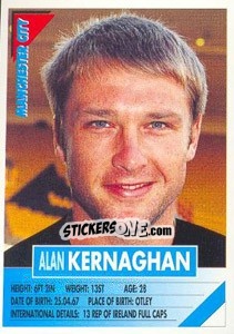 Sticker Alan Kernaghan - SuperPlayers 1996 n. 142 - Panini