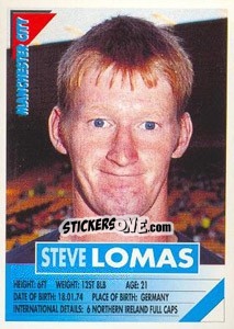 Sticker Steve Lomas - SuperPlayers 1996 n. 147 - Panini