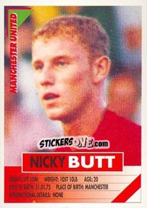 Figurina Nicky Butt - SuperPlayers 1996 - Panini