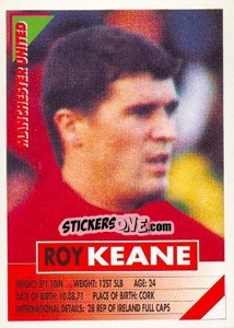 Cromo Roy Keane - SuperPlayers 1996 - Panini