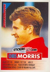 Sticker Chris Morris - SuperPlayers 1996 - Panini