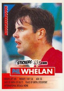 Sticker Phil Whelan - SuperPlayers 1996 n. 183 - Panini