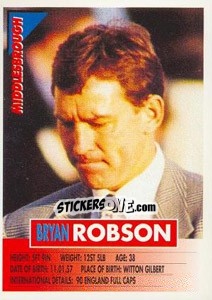 Cromo Bryan Robson