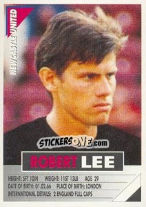 Sticker Robert Lee - SuperPlayers 1996 - Panini