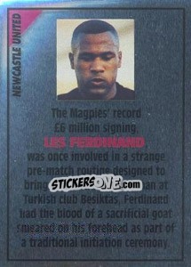 Sticker Les Ferdinand (note) - SuperPlayers 1996 n. 207 - Panini