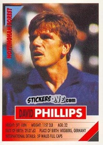 Sticker David Phillips - SuperPlayers 1996 - Panini