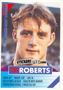 Sticker Tony Roberts - SuperPlayers 1996 - Panini