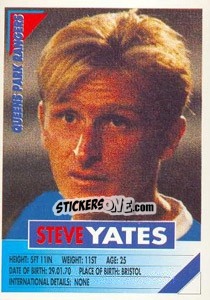Sticker Steve Yates - SuperPlayers 1996 - Panini