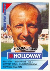 Sticker Ian Holloway - SuperPlayers 1996 - Panini