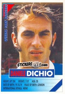 Sticker Daniele Dichio - SuperPlayers 1996 n. 232 - Panini