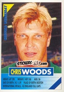 Sticker Chris Woods - SuperPlayers 1996 - Panini