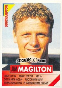 Sticker Jim Magilton - SuperPlayers 1996 n. 261 - Panini