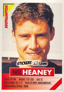 Sticker Neil Heaney - SuperPlayers 1996 - Panini