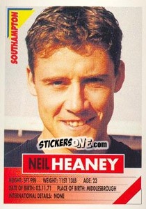 Sticker Neil Heaney - SuperPlayers 1996 n. 263 - Panini