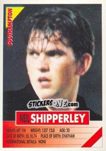 Sticker Neil Shipperley - SuperPlayers 1996 - Panini