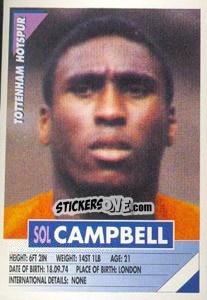 Sticker Sol Campbell - SuperPlayers 1996 n. 271 - Panini