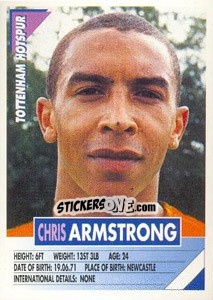 Cromo Chris Armstrong - SuperPlayers 1996 - Panini